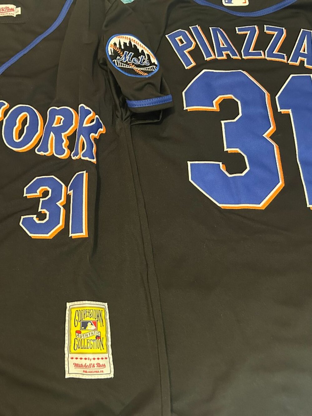 2000 NEW YORK METS MIKE PIAZZA Men's JERSEY M,L,XL,2X,3X by Mitchell & Ness NWT
